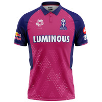 Rajasthan Royals IPL Replica Cricket Jersey 2025 (RR 2025 IPL Jersey with Name Personalization)
