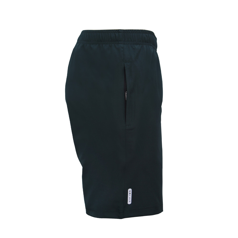 Whitedot Green Training Shorts - Zipper Pockets Whitedot Green Training Shorts - Zipper Pockets