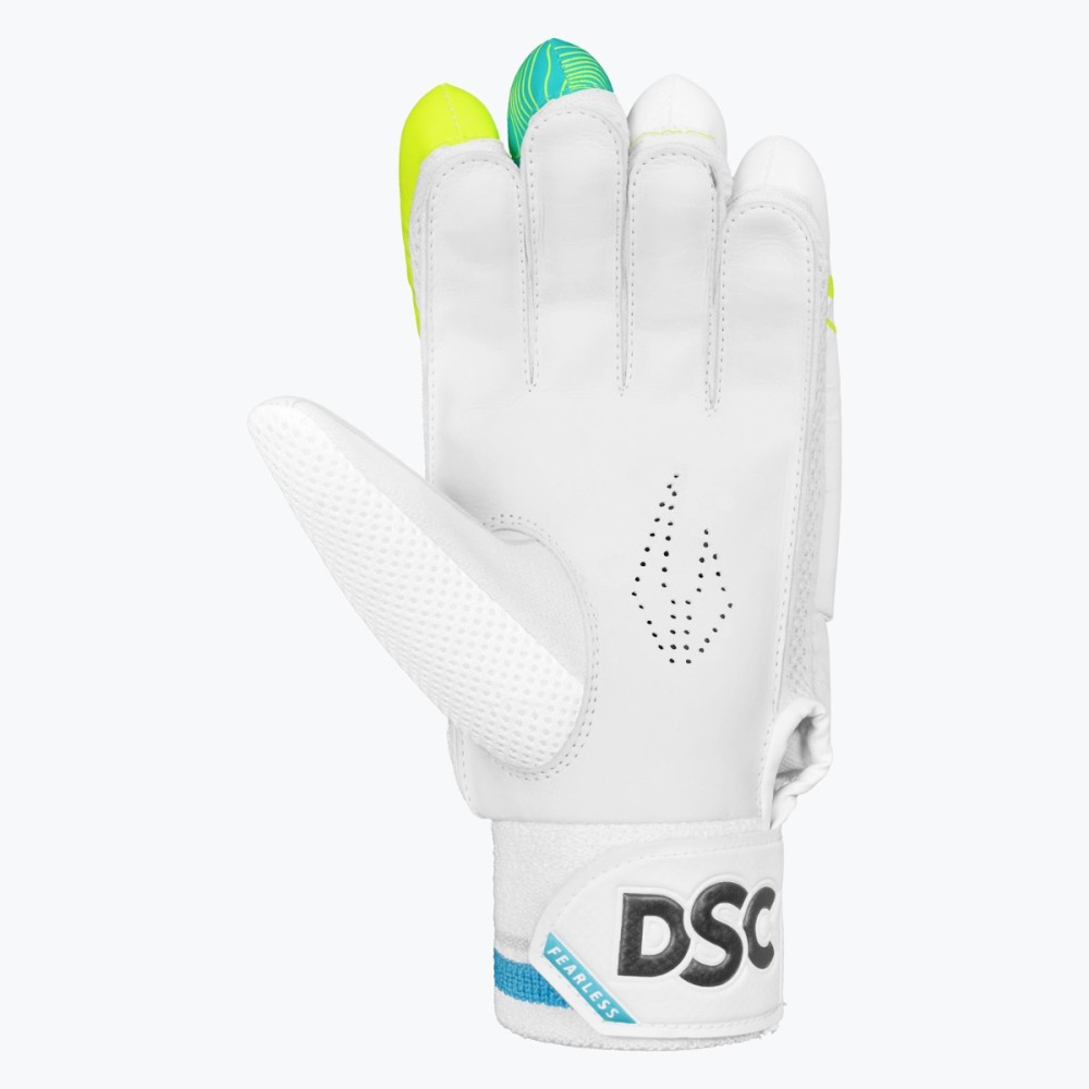 DSC Atmos Cricket Batting Gloves (Green/Lemon) DSC Atmos Cricket Batting Gloves (Green/Lemon)