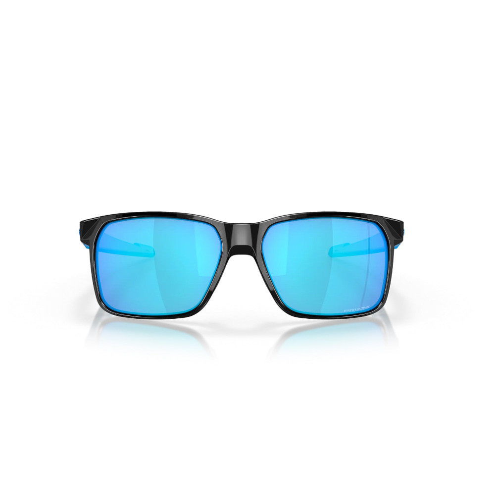 Oakley Portal X Polished Black Prizm Sapphire Sunglass Oakley Portal X Polished Black Prizm Sapphire Sunglass