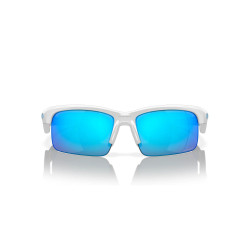 Oakley Capacitor Polished White Prizm Sapphire Sunglass