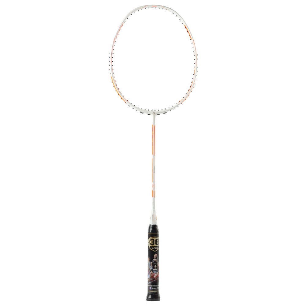 Apacs Dual Power & Speed Badminton Racket (White/Green/Orange) Apacs Dual Power & Speed Badminton Racket (White/Green/Orange)