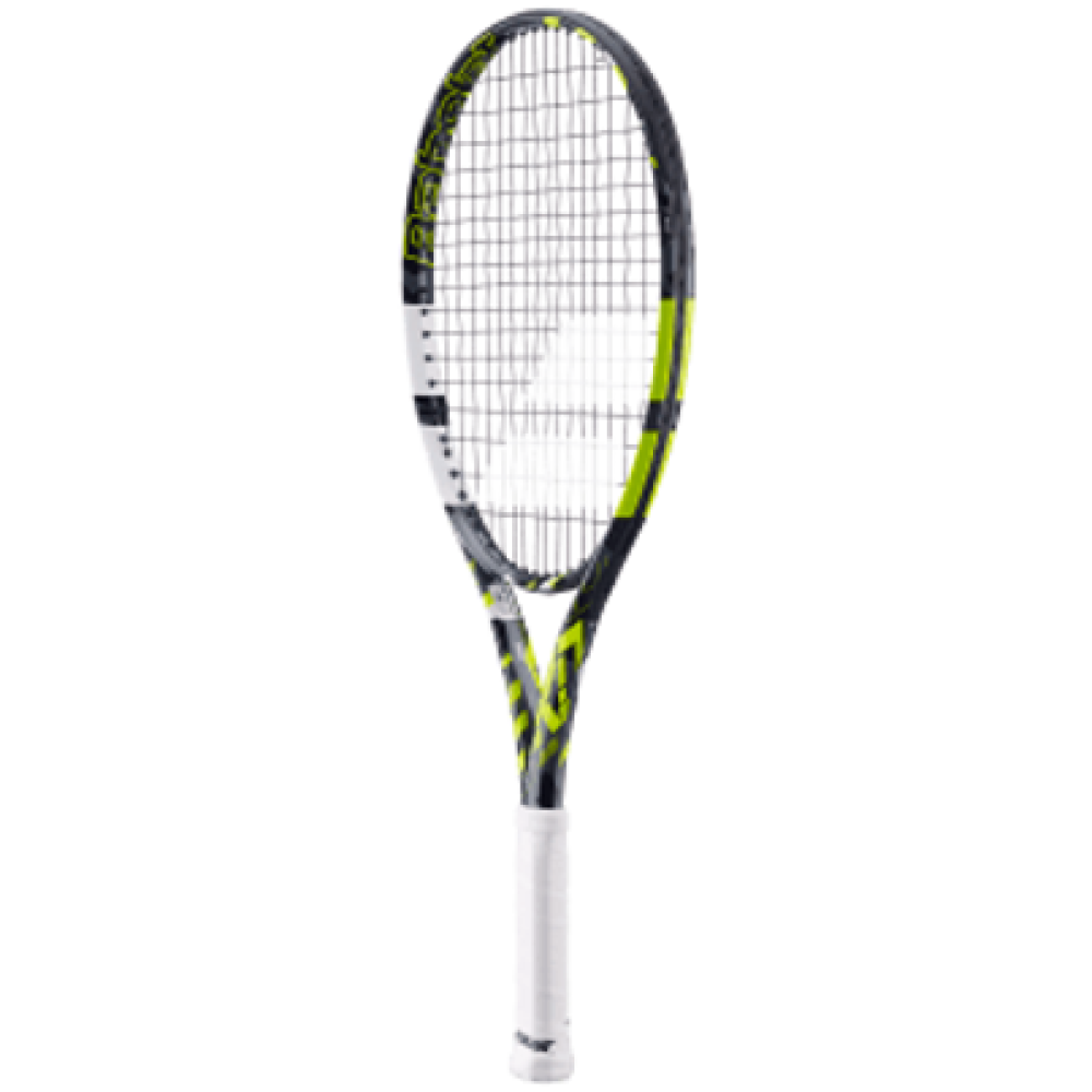 Babolat Aero Junior 25 Tennis Racquet - 225 g - Grey Yellow White Babolat Aero Junior 25 Tennis Racquet - 225 g - Grey Yellow White