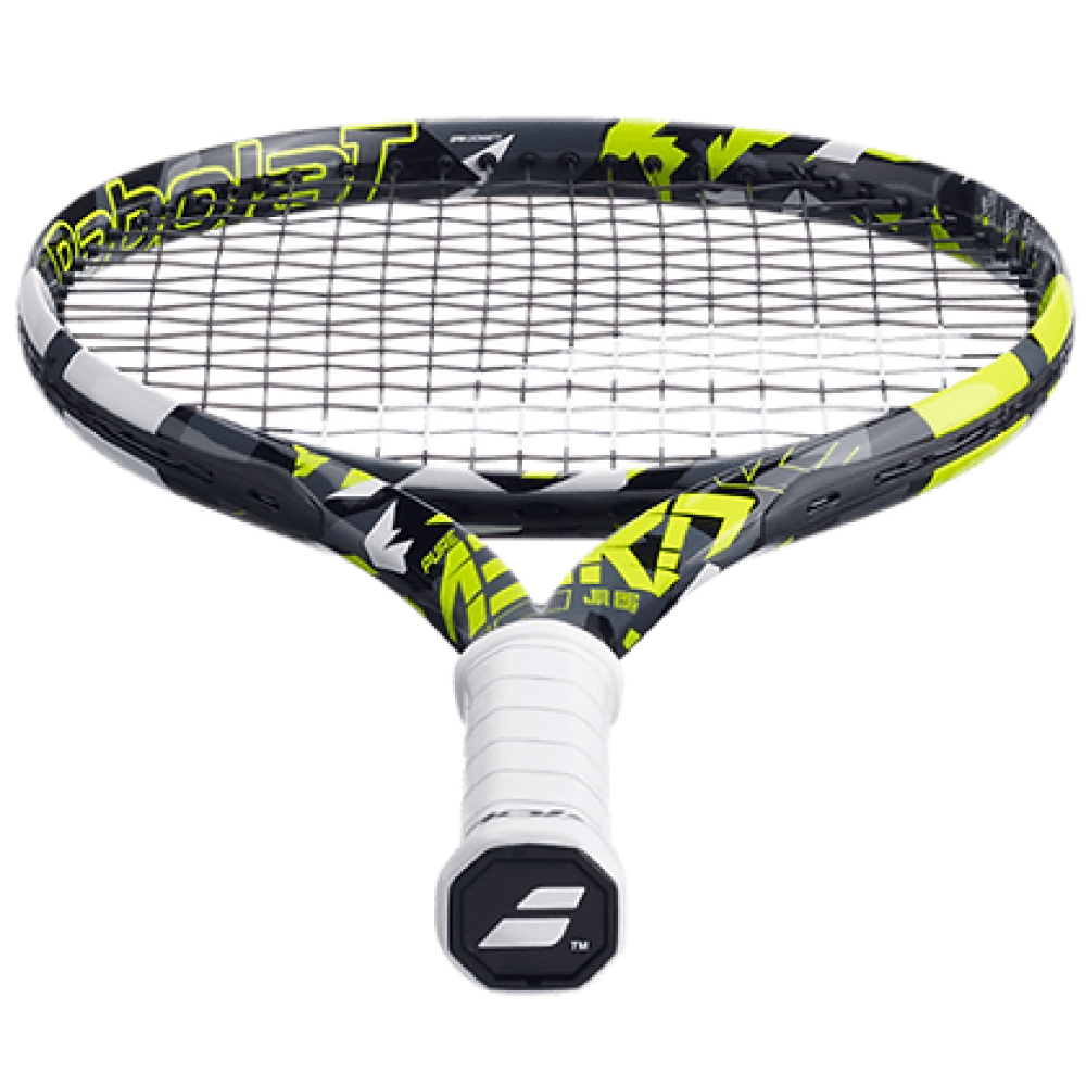 Babolat Aero Junior 25 Tennis Racquet - 225 g - Grey Yellow White Babolat Aero Junior 25 Tennis Racquet - 225 g - Grey Yellow White
