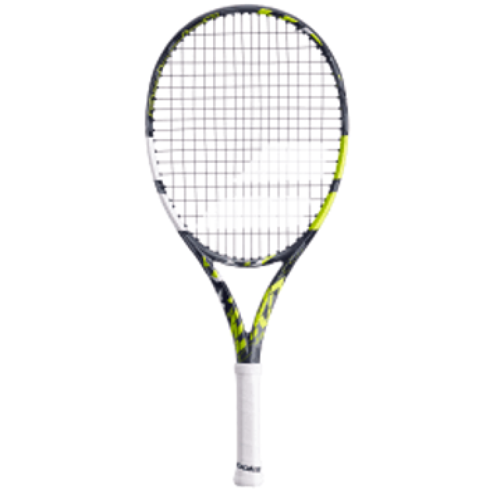 Babolat Aero Junior 25 Tennis Racquet - 225 g - Grey Yellow White Babolat Aero Junior 25 Tennis Racquet - 225 g - Grey Yellow White