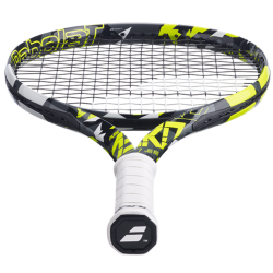 Babolat Aero Junior 26 Tennis Racquet - 240 g - Grey Yellow White Babolat Aero Junior 26 Tennis Racquet - 240 g - Grey Yellow White