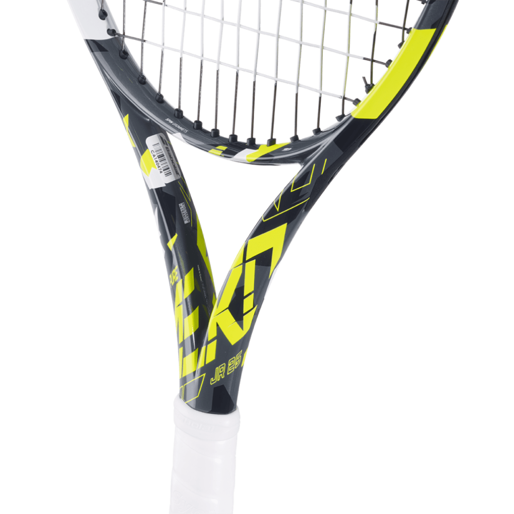 Babolat Aero Junior 26 Tennis Racquet - 240 g - Grey Yellow White Babolat Aero Junior 26 Tennis Racquet - 240 g - Grey Yellow White