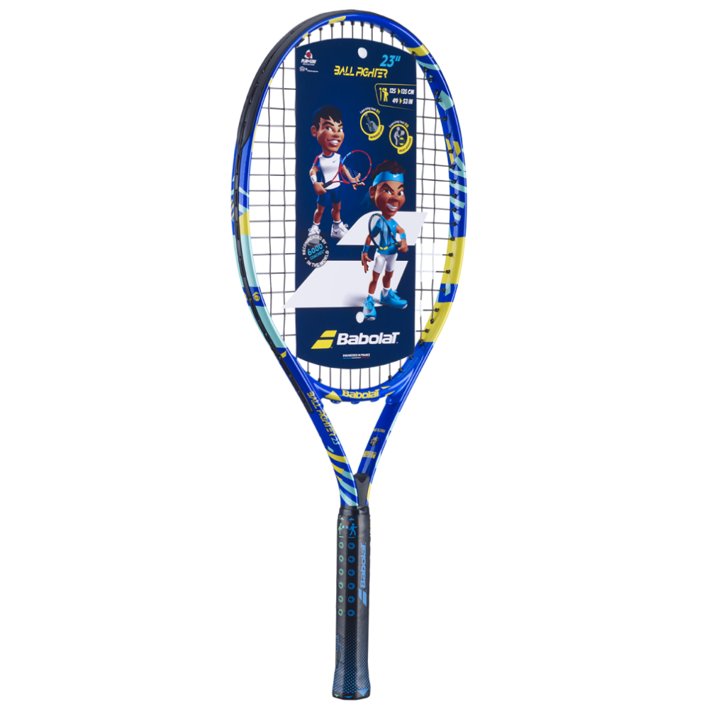 Babolat Ballfighter 23 Tennis Racquet - 200 g - Blue/Yellow Babolat Ballfighter 23 Tennis Racquet - 200 g - Blue/Yellow