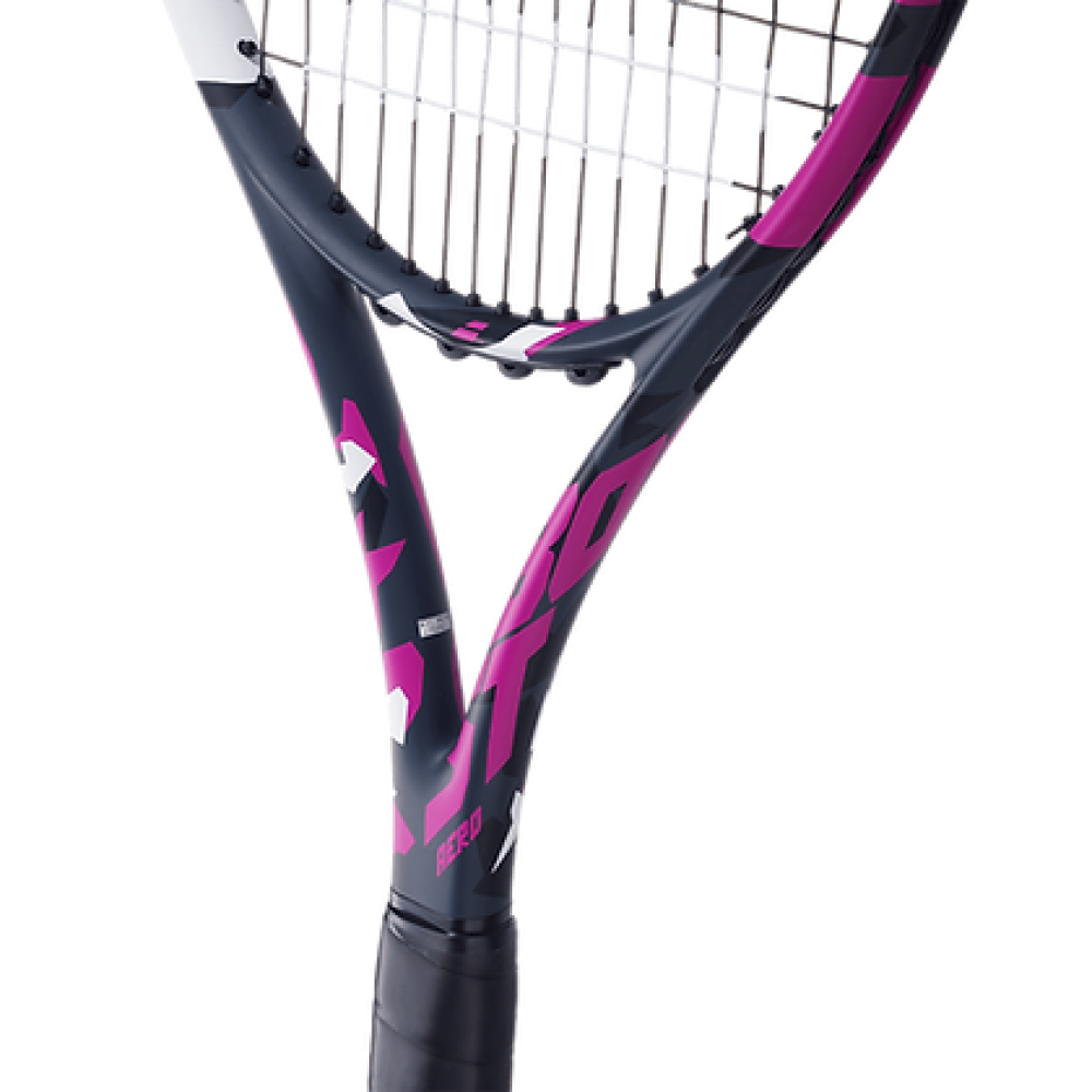 Babolat Boost Aero Pink Tennis Racquet - 260 g - Grey Pink White Babolat Boost Aero Pink Tennis Racquet - 260 g - Grey Pink White