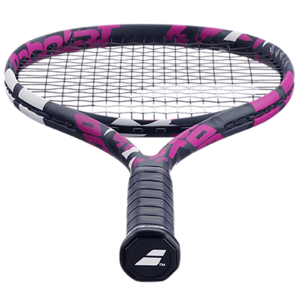 Babolat Boost Aero Pink Tennis Racquet - 260 g - Grey Pink White Babolat Boost Aero Pink Tennis Racquet - 260 g - Grey Pink White
