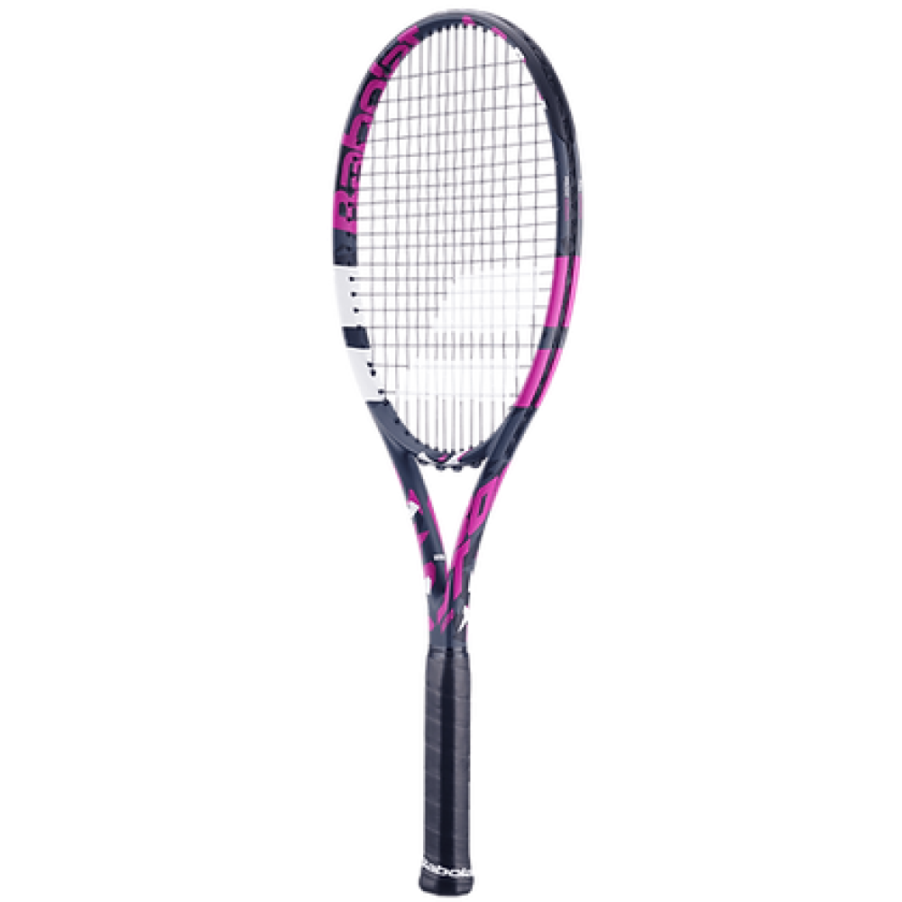 Babolat Boost Aero Pink Tennis Racquet - 260 g - Grey Pink White Babolat Boost Aero Pink Tennis Racquet - 260 g - Grey Pink White