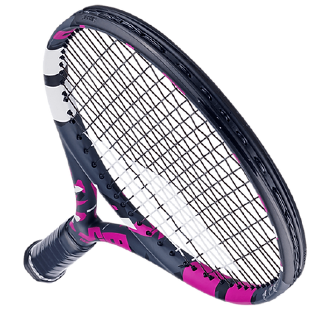 Babolat Boost Aero Pink Tennis Racquet - 260 g - Grey Pink White Babolat Boost Aero Pink Tennis Racquet - 260 g - Grey Pink White