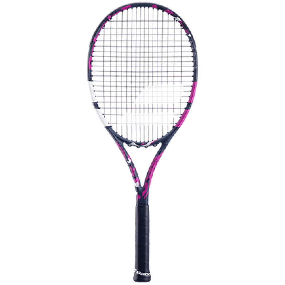 Babolat Boost Aero Pink Tennis Racquet - 260 g - Grey Pink White Babolat Boost Aero Pink Tennis Racquet - 260 g - Grey Pink White