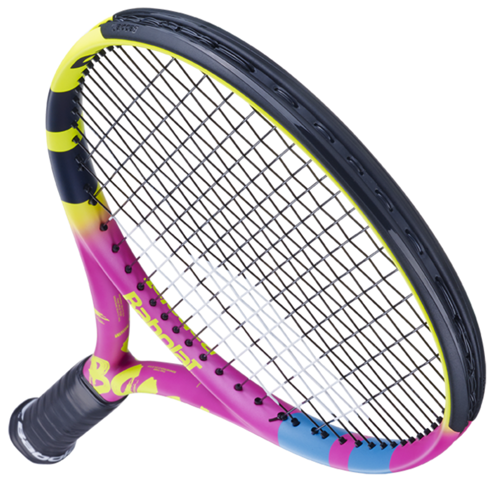 Babolat Boost Aero Rafa 2Nd Gen Tennis Racquet - 260 g - Yellow Pink Blue Babolat Boost Aero Rafa 2Nd Gen Tennis Racquet - 260 g - Yellow Pink Blue