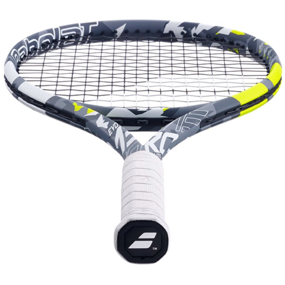 Babolat Evo Aero Lite Unstrung Tennis Racquet - 260 g - Grey Yellow Babolat Evo Aero Lite Unstrung Tennis Racquet - 260 g - Grey Yellow