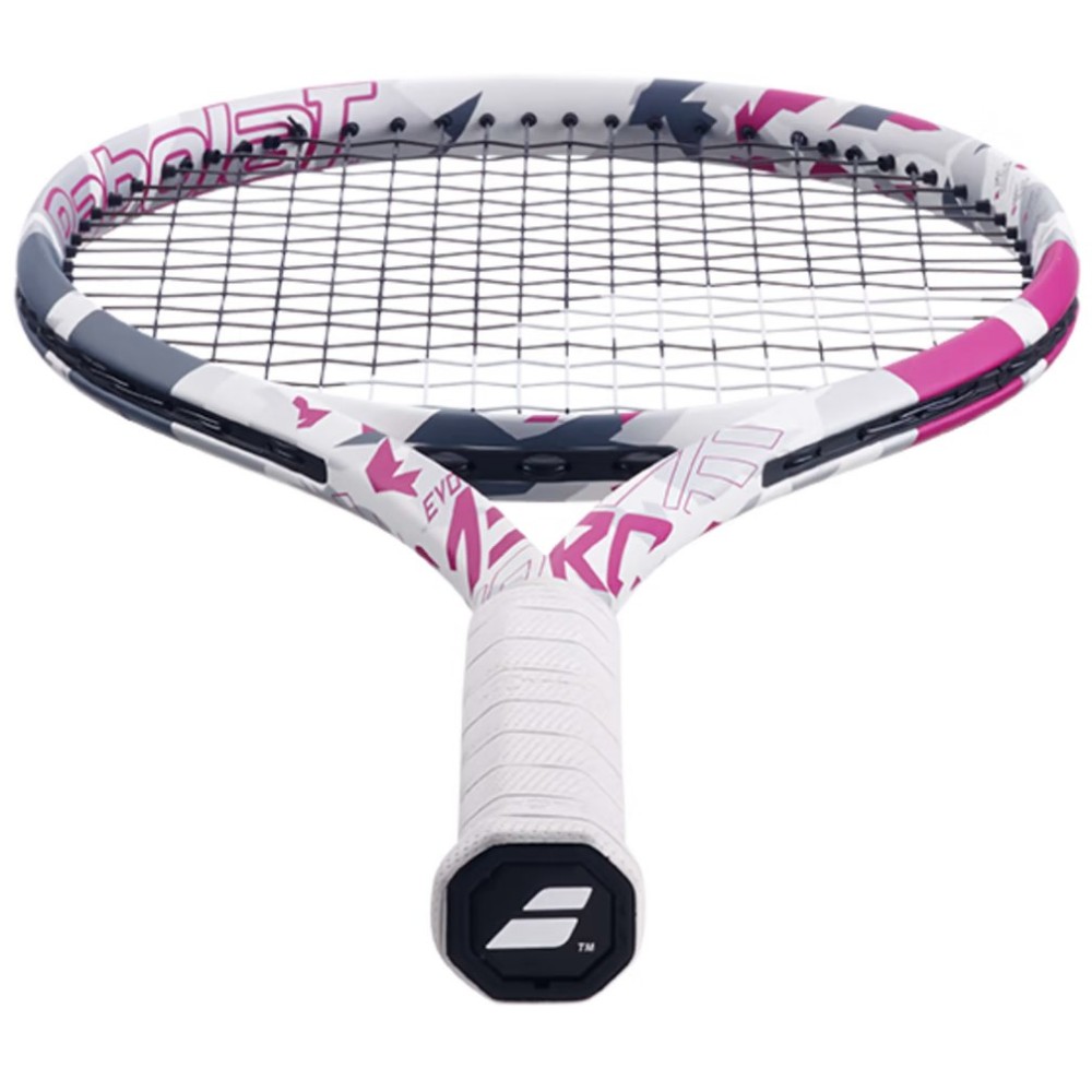 Babolat Evo Aero Pink Unstrung Tennis Racquet - 275 g - Grey Pink Babolat Evo Aero Pink Unstrung Tennis Racquet - 275 g - Grey Pink