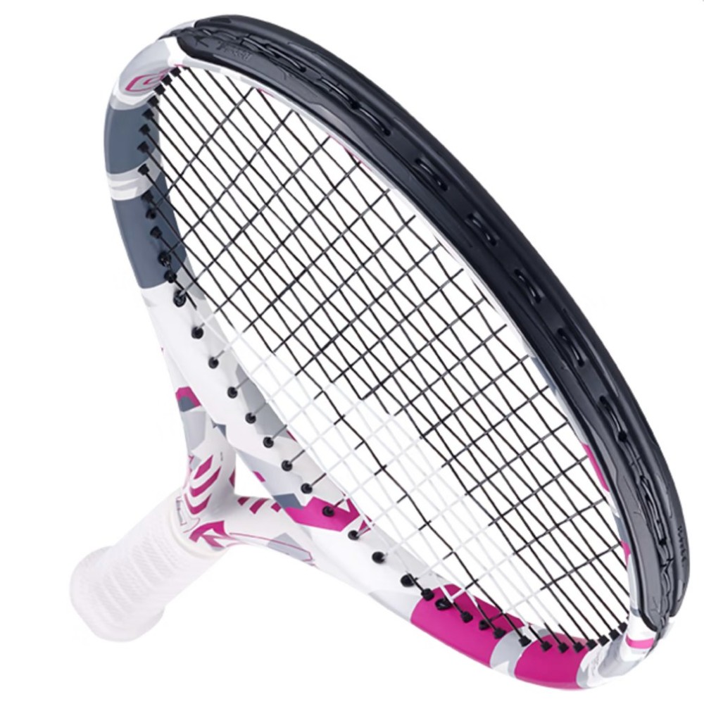 Babolat Evo Aero Pink Unstrung Tennis Racquet - 275 g - Grey Pink Babolat Evo Aero Pink Unstrung Tennis Racquet - 275 g - Grey Pink