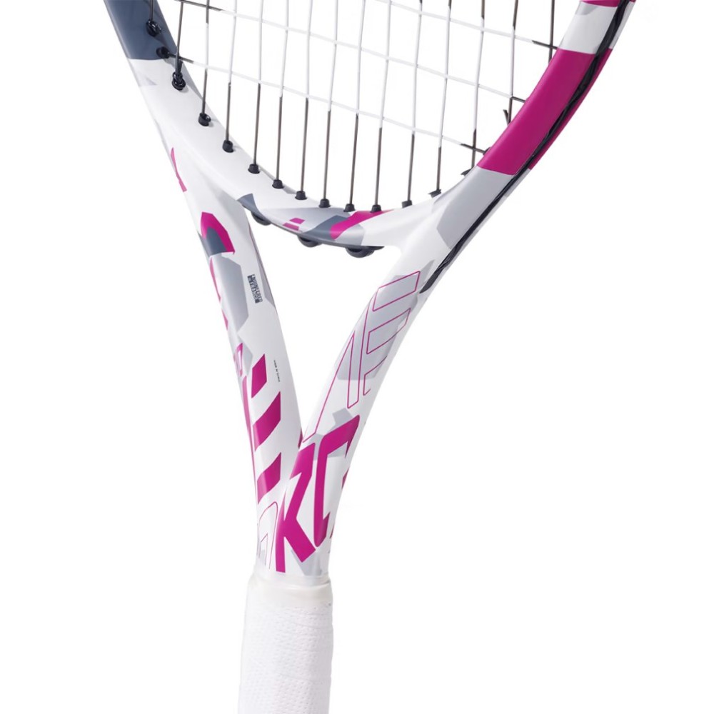 Babolat Evo Aero Pink Unstrung Tennis Racquet - 275 g - Grey Pink Babolat Evo Aero Pink Unstrung Tennis Racquet - 275 g - Grey Pink