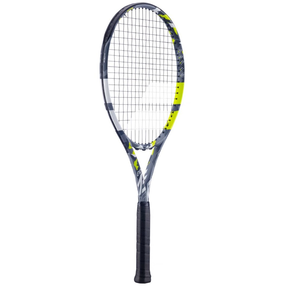 Babolat Evo Aero Unstrung Tennis Racquet - 275 g - Grey Yellow Babolat Evo Aero Unstrung Tennis Racquet - 275 g - Grey Yellow