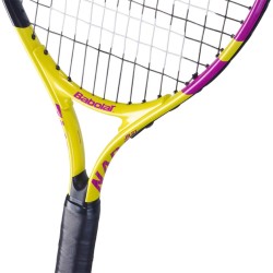 Babolat Nadal Junior 21 No Cover Tennis Racquet - 177 g - Yellow Orange Purple Babolat Nadal Junior 21 No Cover Tennis Racquet - 177 g - Yellow Orange Purple