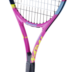 Babolat Nadal Junior 26 No Cover Tennis Racquet - 240 g - Yellow Orange Purple Babolat Nadal Junior 26 No Cover Tennis Racquet - 240 g - Yellow Orange Purple