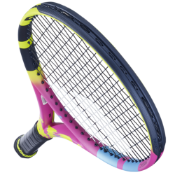 Babolat Pure Aero Rafa Junior 26 Tennis Racquet - 250 g - Yellow Pink Blue Babolat Pure Aero Rafa Junior 26 Tennis Racquet - 250 g - Yellow Pink Blue