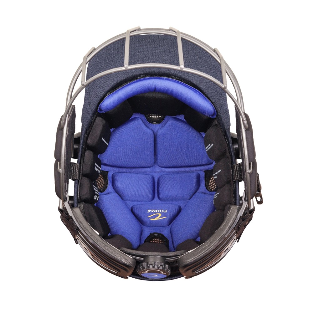 Forma Air Cross Pro Maxx Mild Steel Cricket Helmet - Navy blue Forma Air Cross Pro Maxx Mild Steel Cricket Helmet - Navy blue