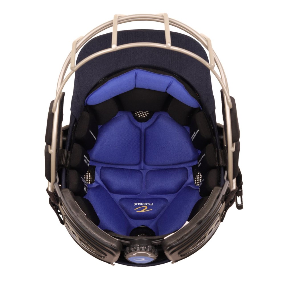 Forma Air Cross Pro Maxx Titanium Cricket Helmet -Navy Blue Forma Air Cross Pro Maxx Titanium Cricket Helmet -Navy Blue