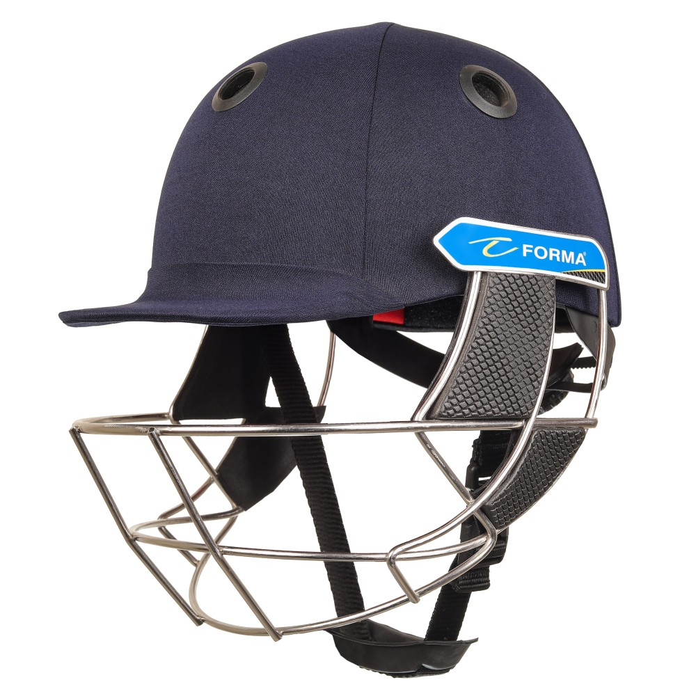 Forma Carbon X Lite Stainless Steel Cricket Helmet -Navy Blue Forma Carbon X Lite Stainless Steel Cricket Helmet -Navy Blue