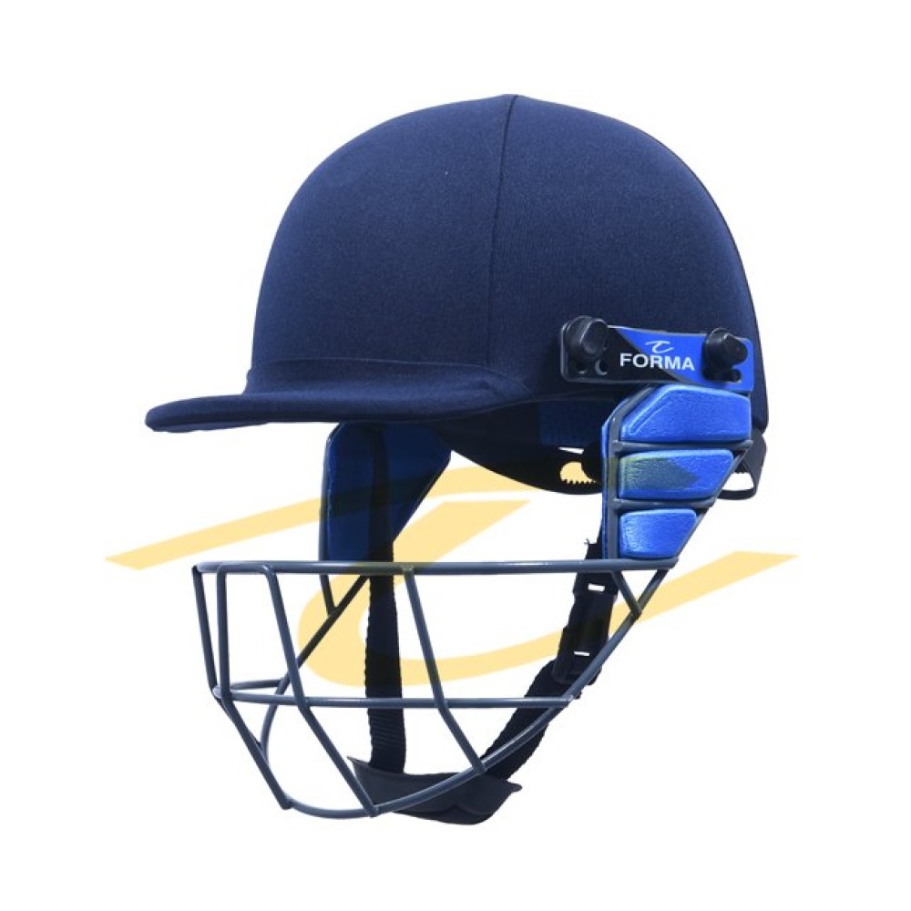 Forma Elite Pro Plus Stainless Steel Cricket Helmet -Navy blue Forma Elite Pro Plus Stainless Steel Cricket Helmet -Navy blue