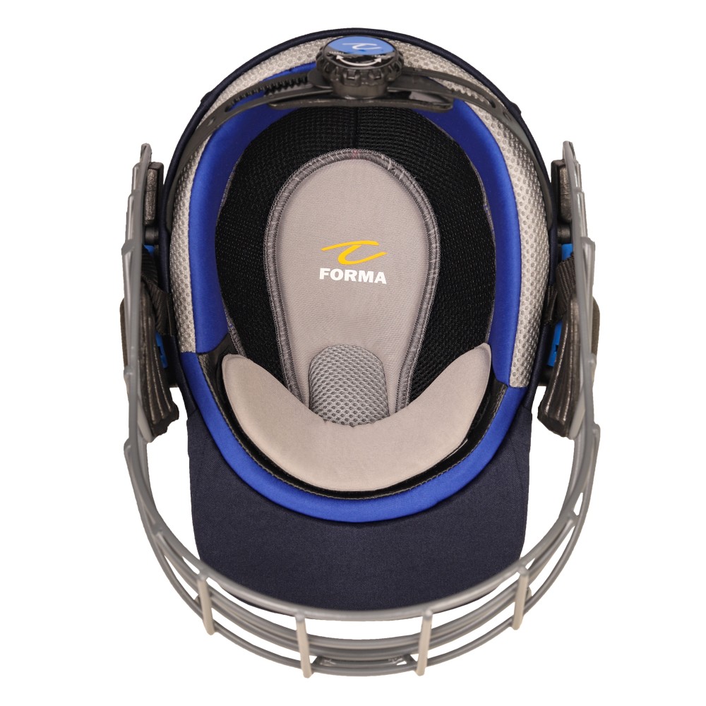 Forma Little Master Mild Steel Cricket Helmet -Navy Blue Forma Little Master Mild Steel Cricket Helmet -Navy Blue