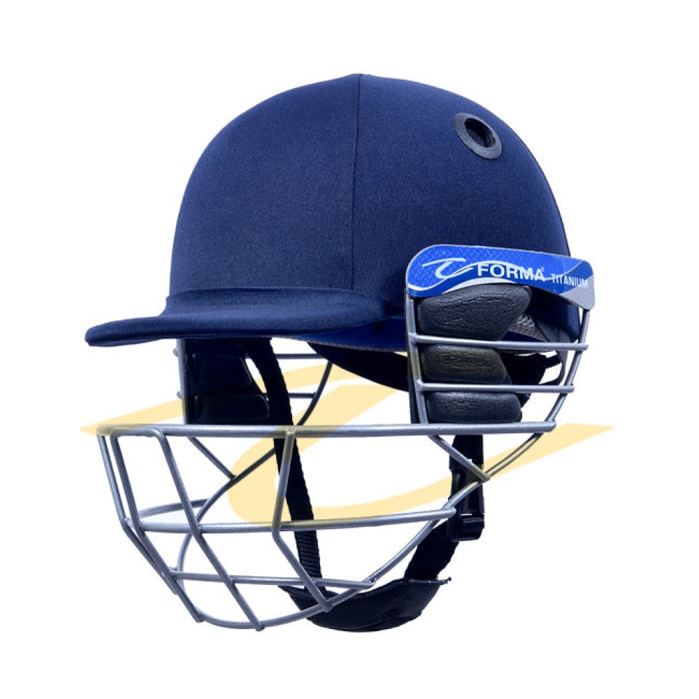 Forma Little Master Titanium Cricket Helmet -Navy Blue Forma Little Master Titanium Cricket Helmet -Navy Blue