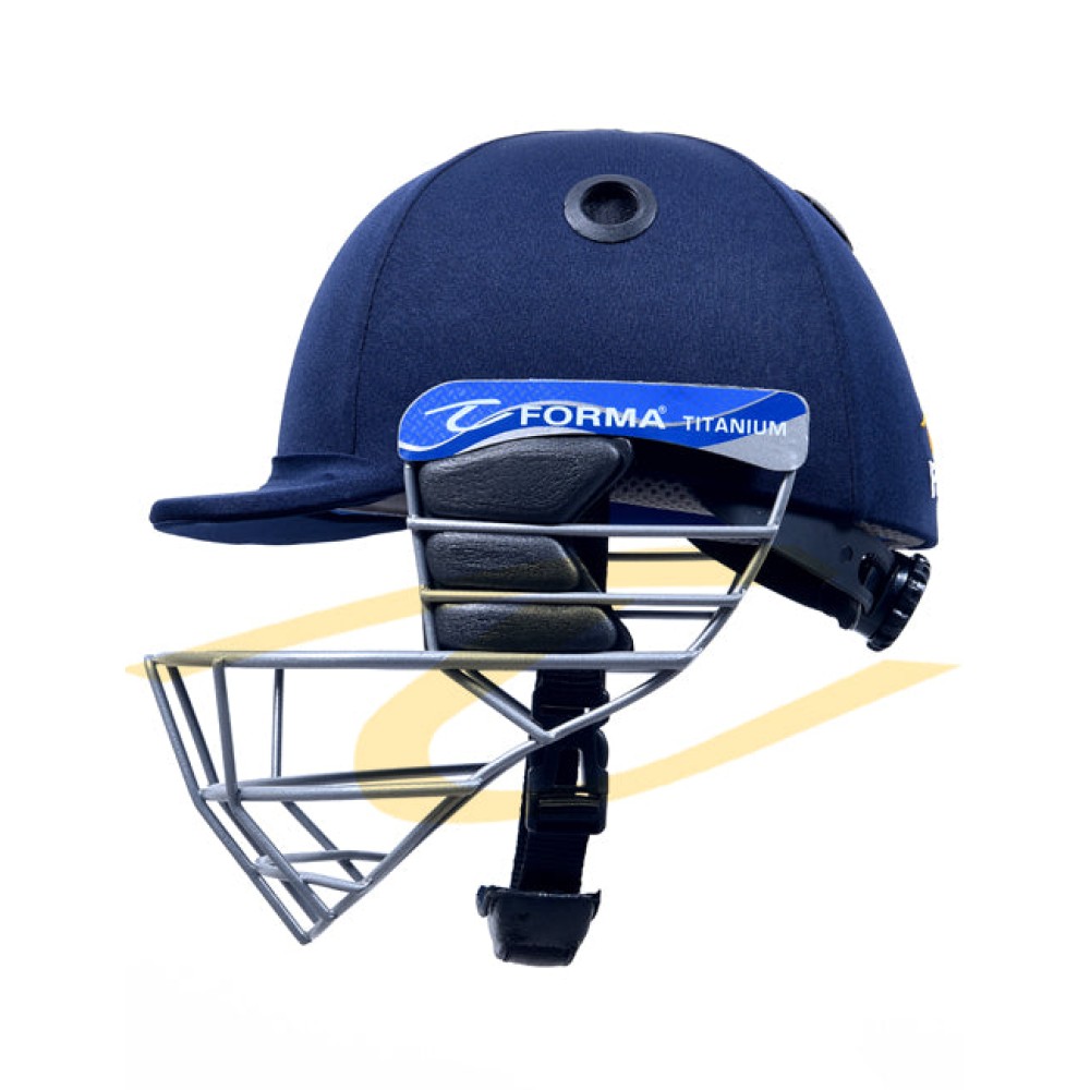 Forma Little Master Titanium Cricket Helmet -Navy Blue Forma Little Master Titanium Cricket Helmet -Navy Blue