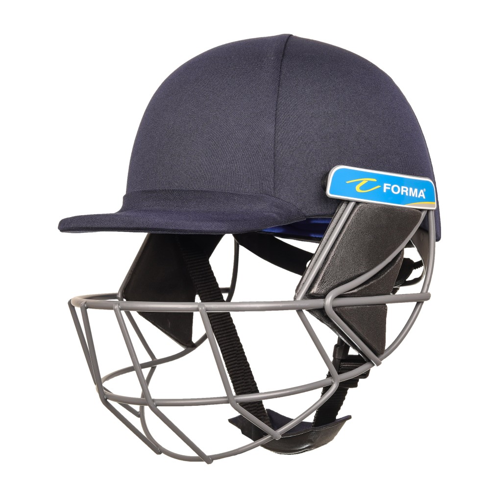 Forma Pro Axis Mild Steel Cricket Helmet Navy Blue Forma Pro Axis Mild Steel Cricket Helmet Navy Blue