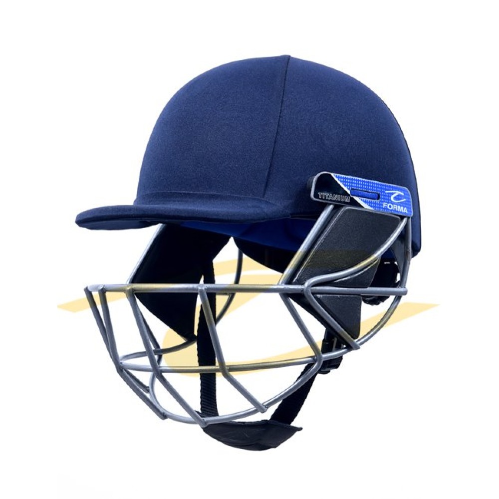 Forma Pro Axis Titanium Grill Cricket Helmet - Fixed Grill - Navy Blue Forma Pro Axis Titanium Grill Cricket Helmet - Fixed Grill - Navy Blue