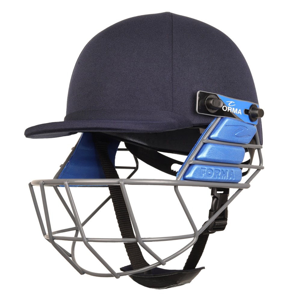 Forma Pro SRS Mild Steel Cricket Helmet -Navy Blue Forma Pro SRS Mild Steel Cricket Helmet -Navy Blue