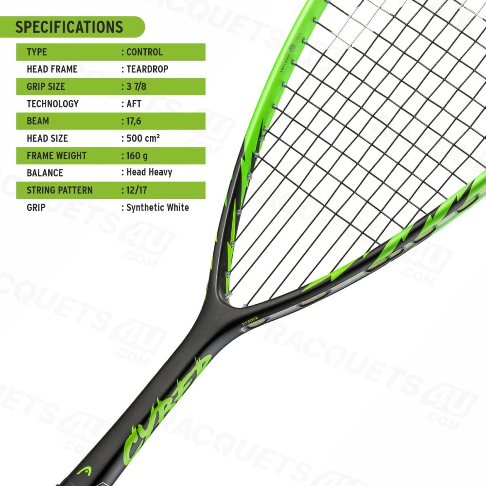 HEAD Cyber Tour Squash Racket HEAD Cyber Tour Squash Racket