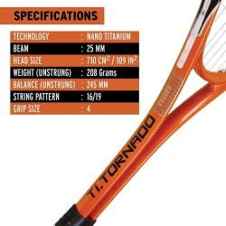Head Nano Ti. Tornado Squash Racquet Head Nano Ti. Tornado Squash Racquet