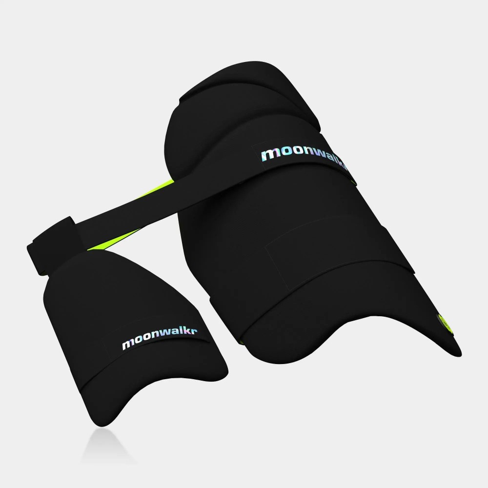Moonwalkr 2.0 Black Cricket Thigh Guard Moonwalkr 2.0 Black Cricket Thigh Guard