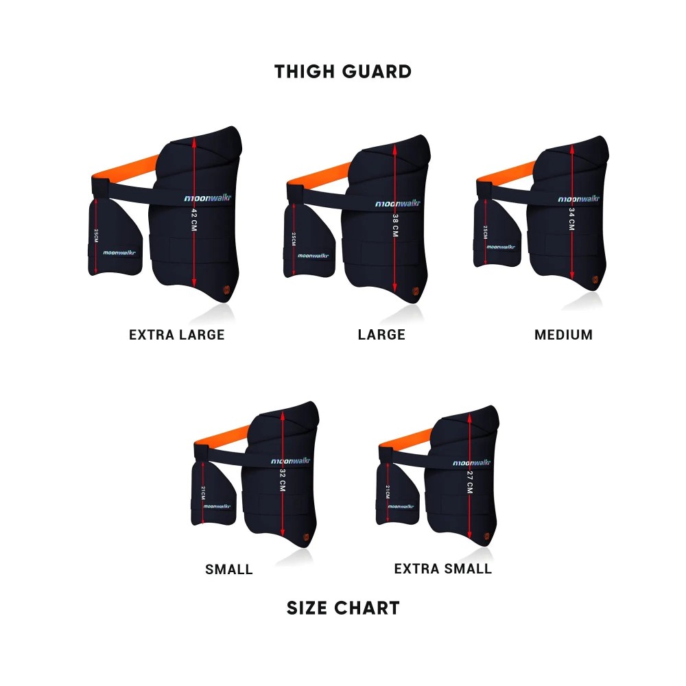 Moonwalkr 2.0 Blue Cricket Thigh Guard Moonwalkr 2.0 Blue Cricket Thigh Guard