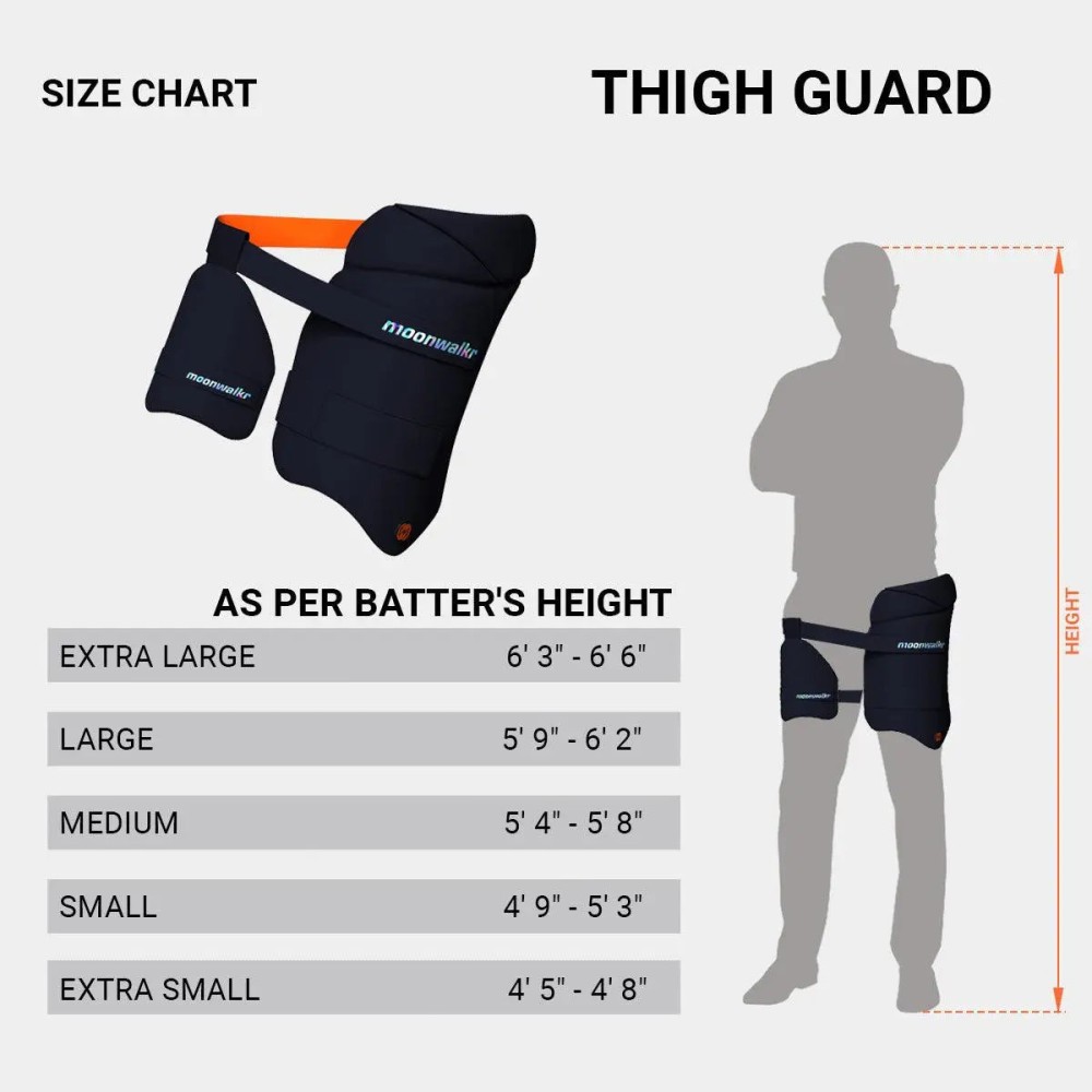 Moonwalkr 2.0 Blue Cricket Thigh Guard Moonwalkr 2.0 Blue Cricket Thigh Guard