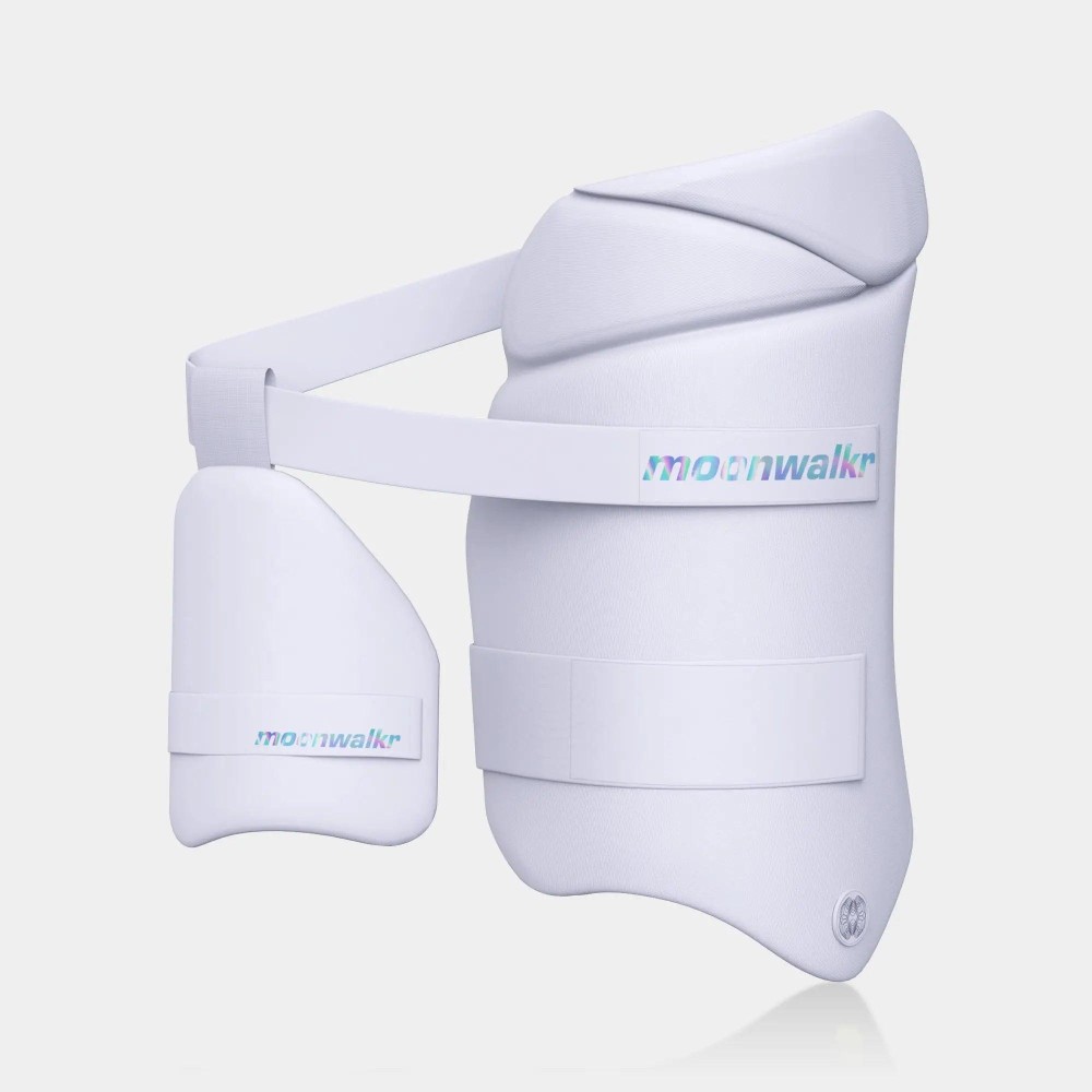 Moonwalkr 2.0 White Cricket Thigh Guard Moonwalkr 2.0 White Cricket Thigh Guard