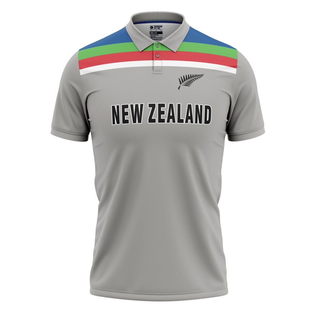 New Zealand ODI World Cup 1992 Half Sleeves Cricket Fan Jersey - 100% Dryfit Polyester - With Name Personalisation