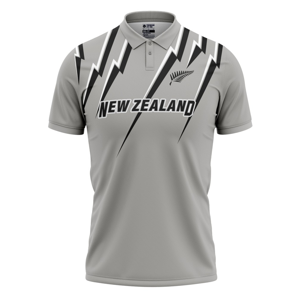 New Zealand ODI World Cup 1994 Half Sleeves Cricket Fan Jersey - 100% Dryfit Polyester - With Name Personalisation
