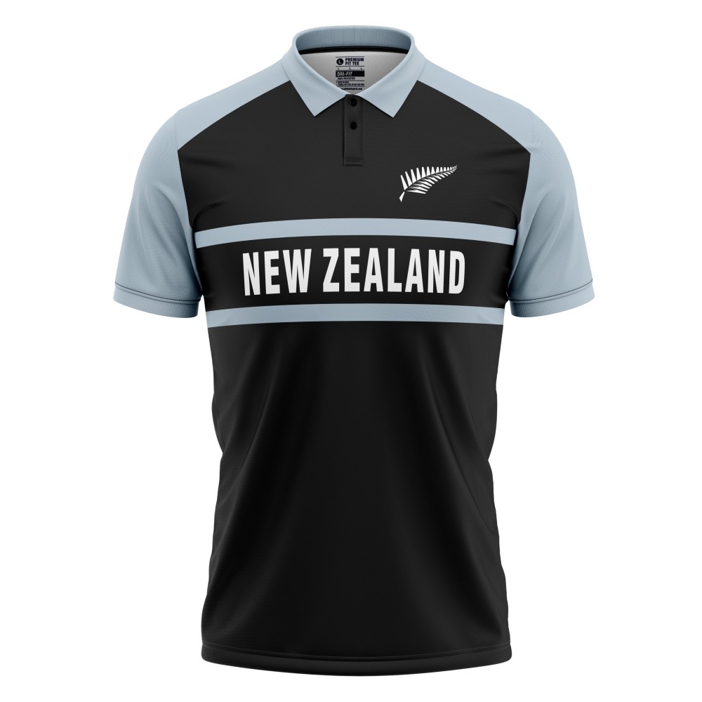 New Zealand ODI World Cup 1994 Half Sleeves Cricket Fan Jersey - 100% Dryfit Polyester - With Name Personalisation