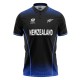 New Zealand ODI World Cup 2015 Half Sleeves Cricket Fan Jersey - 100% Dryfit Polyester - With Name Personalisation
