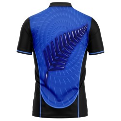 New Zealand ODI World Cup 2015 Half Sleeves Cricket Fan Jersey - 100% Dryfit Polyester - With Name Personalisation