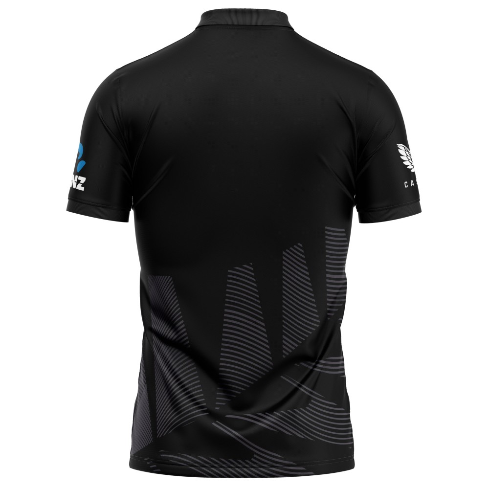 New Zealand ODI World Cup 2025 Half Sleeves Cricket Fan Jersey - 100% Dryfit Polyester - With Name Personalisation