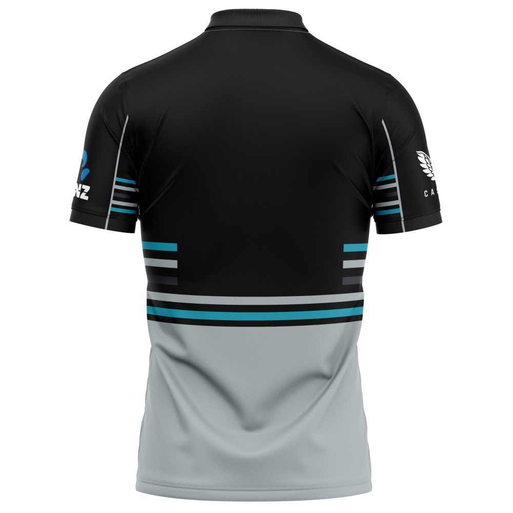 New Zealand ODI World Cup 2025 Half Sleeves Cricket Fan Jersey - 100% Dryfit Polyester - With Name Personalisation