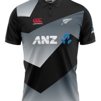 New Zealand T20 World Cup 2022 Half Sleeves Cricket Fan Jersey - 100% Dryfit Polyester - With Name Personalization